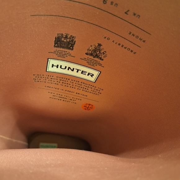 Pink Hunter rain boots - Picture 8 of 9